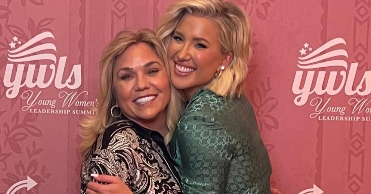 Julie and Savannah Chrisley at a Turning Point USA event.