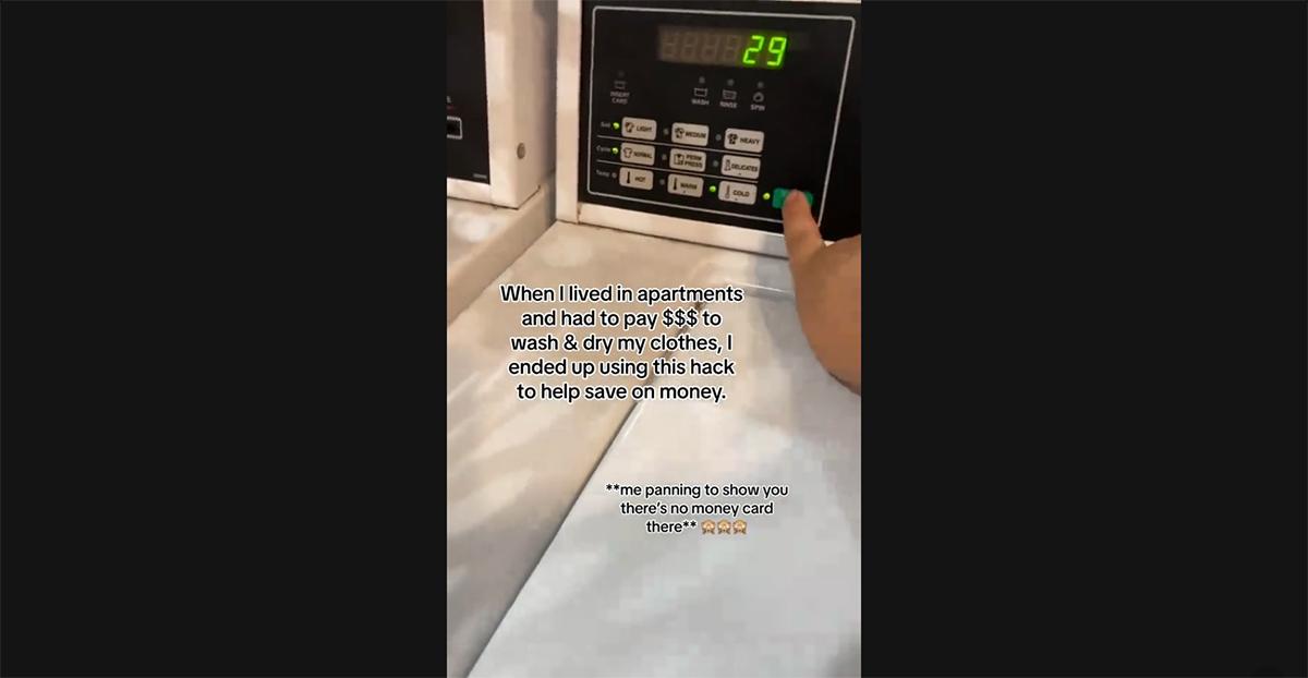 TikToker Uses Laundry Hack in Apartment Washers to Save Money