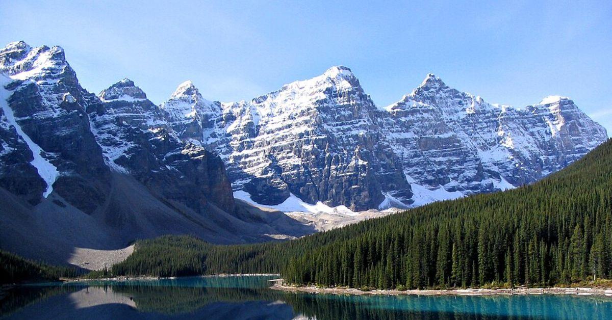 Moraine Lake in Alberta. 