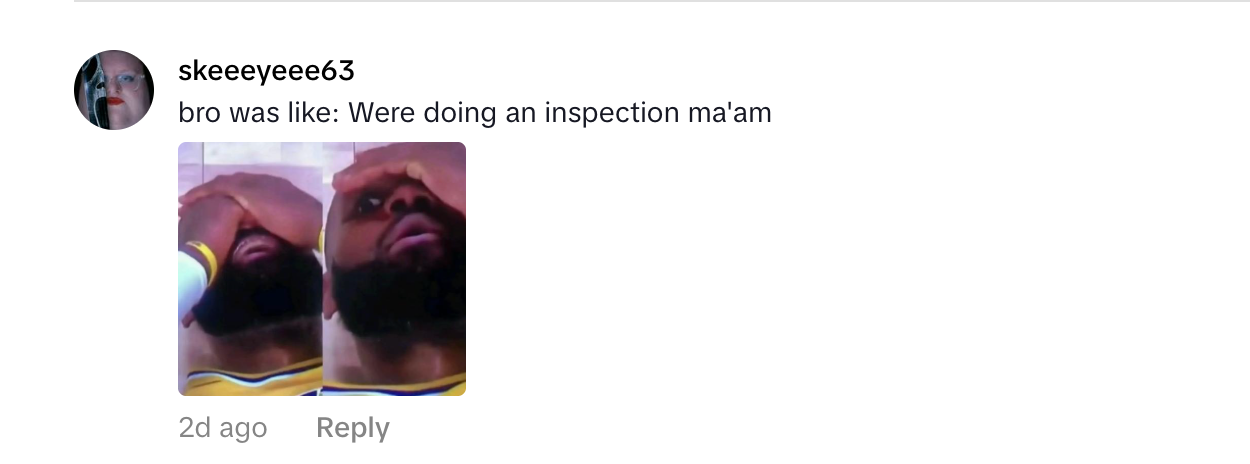 A TikTok user commenting on Jolie's post