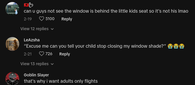 klinac stalno zatvara prozore sjenilo aviona