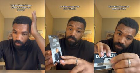 A man shares a battery storage hack using the original box