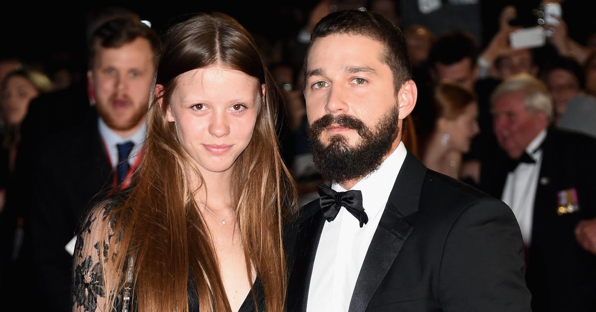 Shia LaBeouf and Mia Goth.