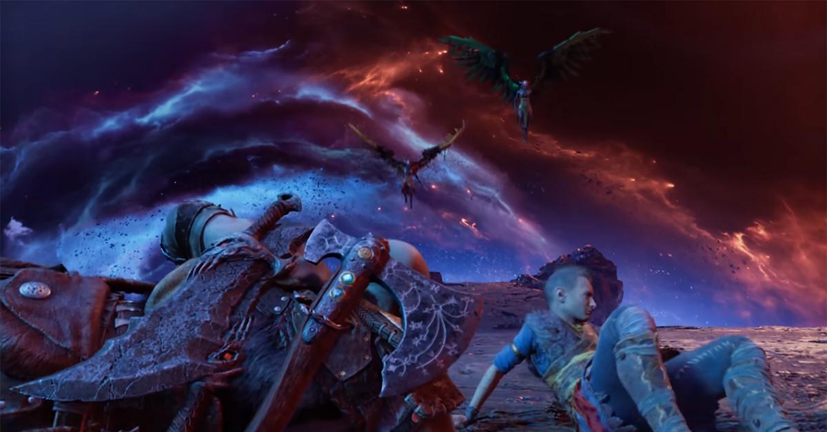 Thor God's Vs Kratos Battle Art HD God of War Ragnarok Wallpapers