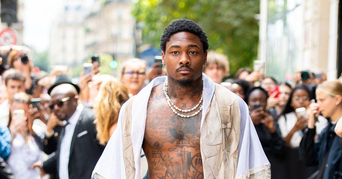 Stefon Diggs at Jean Paul Gaultier Haute couture in 2023. 