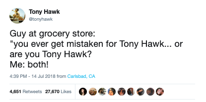 tony hawk twitter celebrity