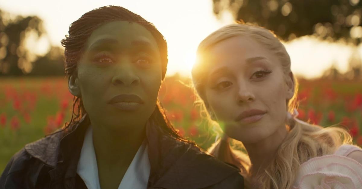 Elphaba and Glinda in 'Wicked,' the first part of the two-part film adaption.