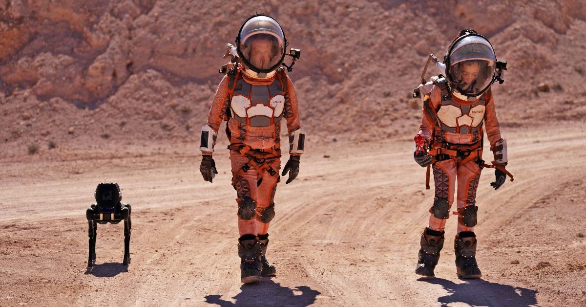 Lance Armstrong and Tinashe carry out a mission on 'Stars on Mars'