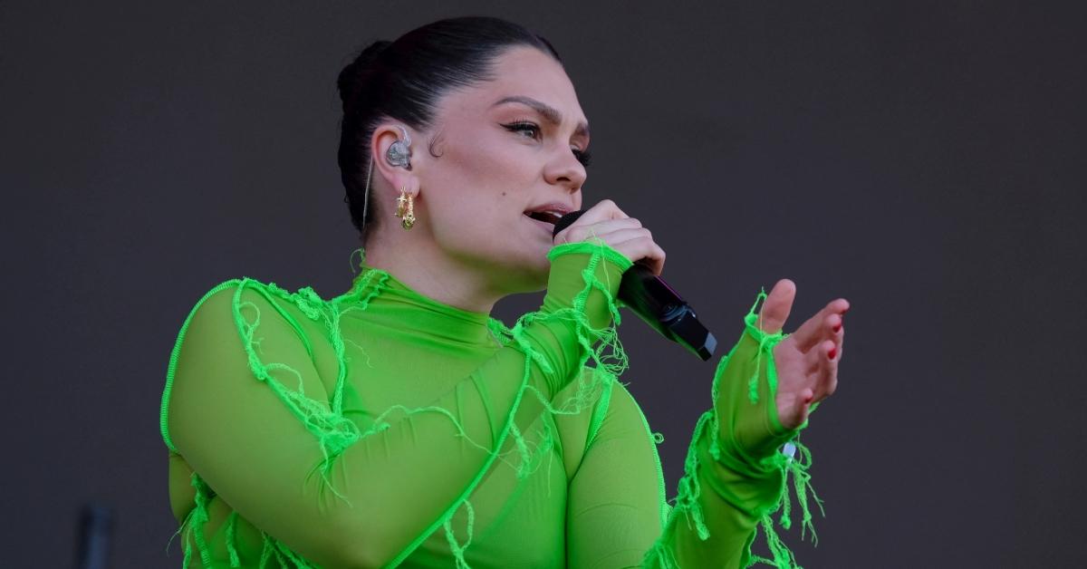 Jessie J performing onstage.
