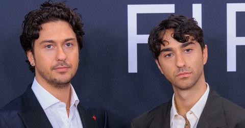 Nat Wolff and his brother Alex Wolff at the 2025 Grammy's.