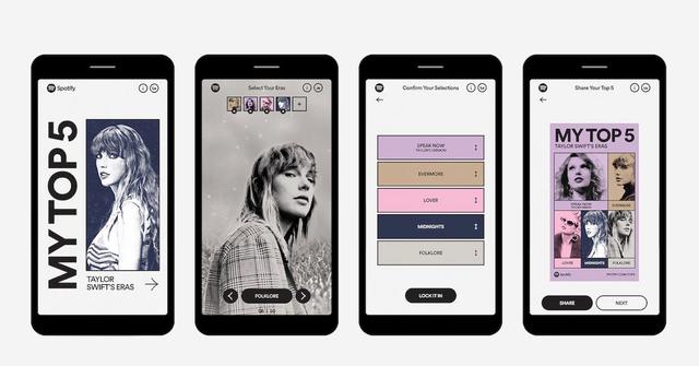 Taylor Swift Top 5 with Spotify