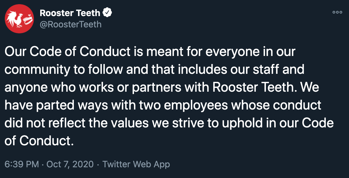 Who Did Rooster Teeth Fire Why Were Ryan And Adam Fired Details 