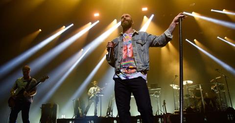 Adam Levine performing on stage in 2019.