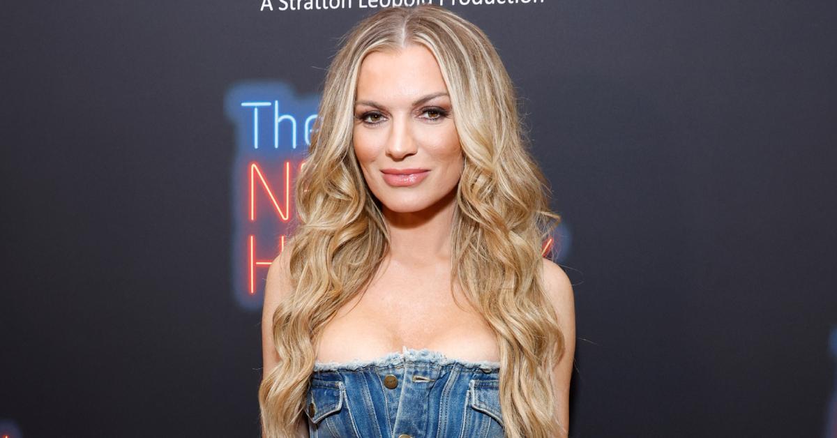 Lindsay Hubbard rocks a denim tube top on the red carpet for "The Neon Highway" Nashville Premiere at The Belcourt Theatre on March 13, 2024.