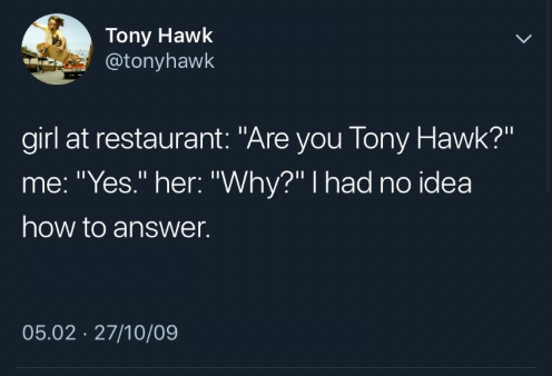 tony hawk twitter celebrity