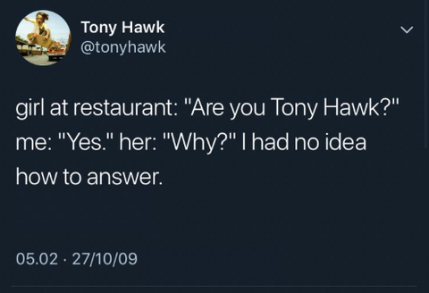 tony hawk twitter celebrity