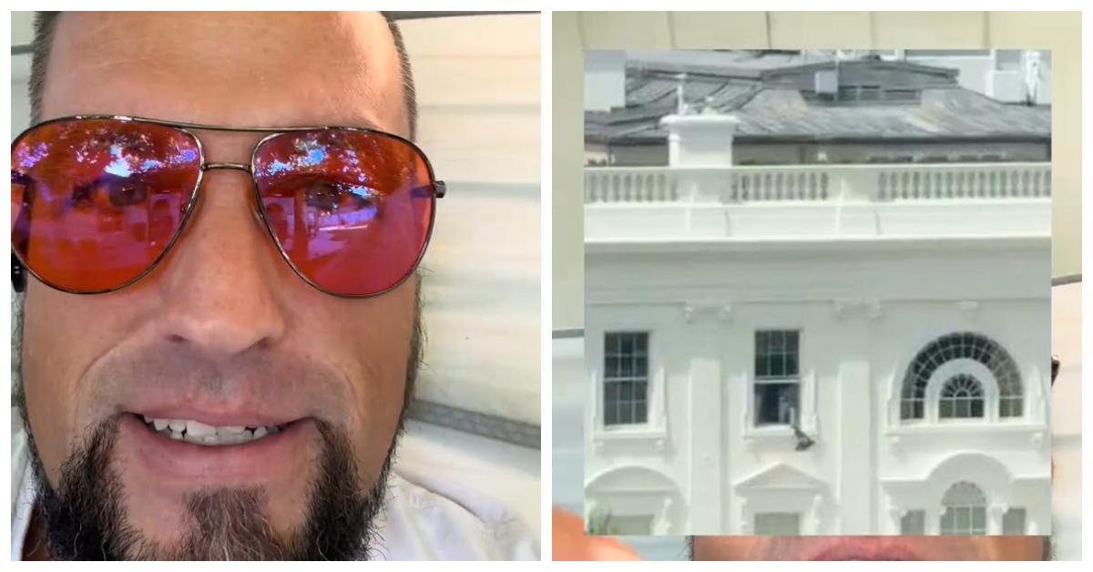 What Were Black Garbage Bags Thrown from the White House?