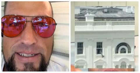 What Were Black Garbage Bags Thrown from the White House?