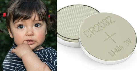 child swallowing batteries cover