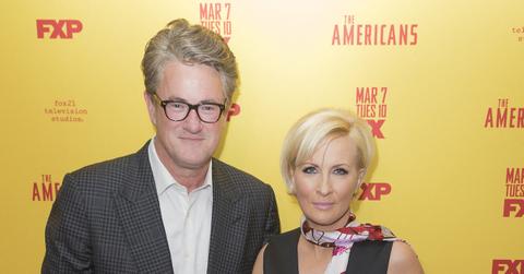 Joe Scarborough and Mika Brzezinski at the premiere of 'The Americans.'
