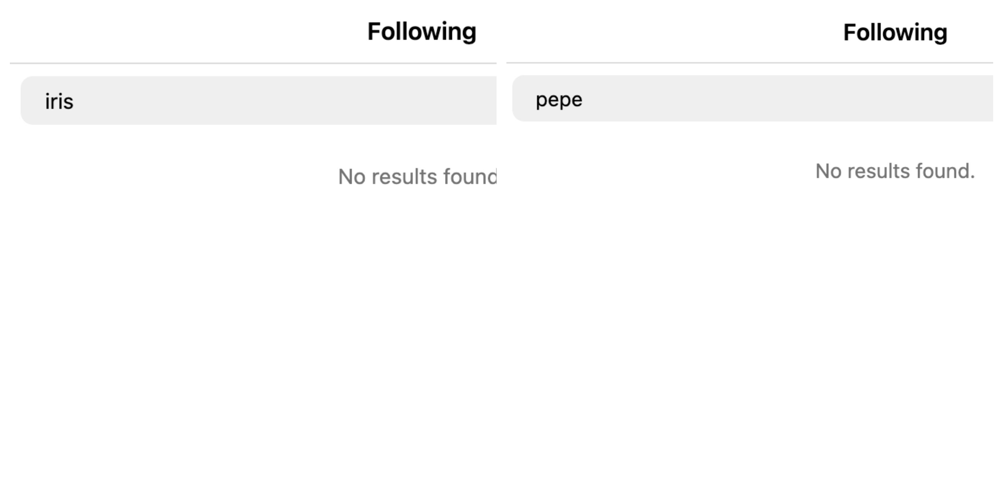 (l-r): Pepe and Iris's Instagram accounts