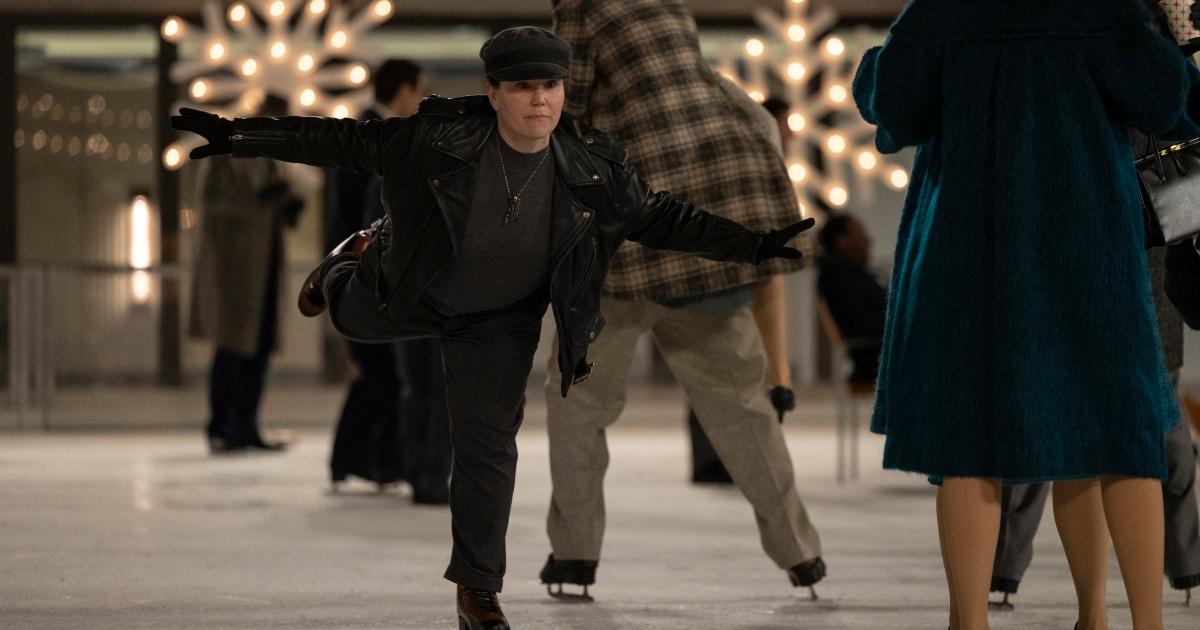 Susie ice skating in Season 5 of 'The Marvelous Mrs. Maisel'