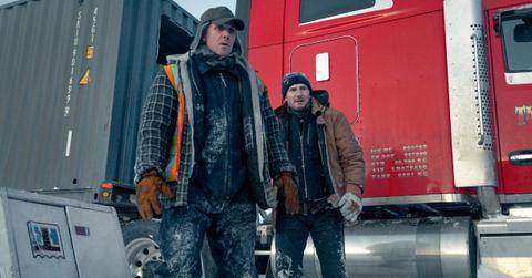 Marcus Thomas and Liam Neeson