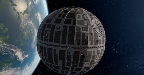 The Death Star in 'Lego Star Wars: The Skywalker Saga'