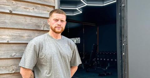 Ethan Payne standing outside of a gym