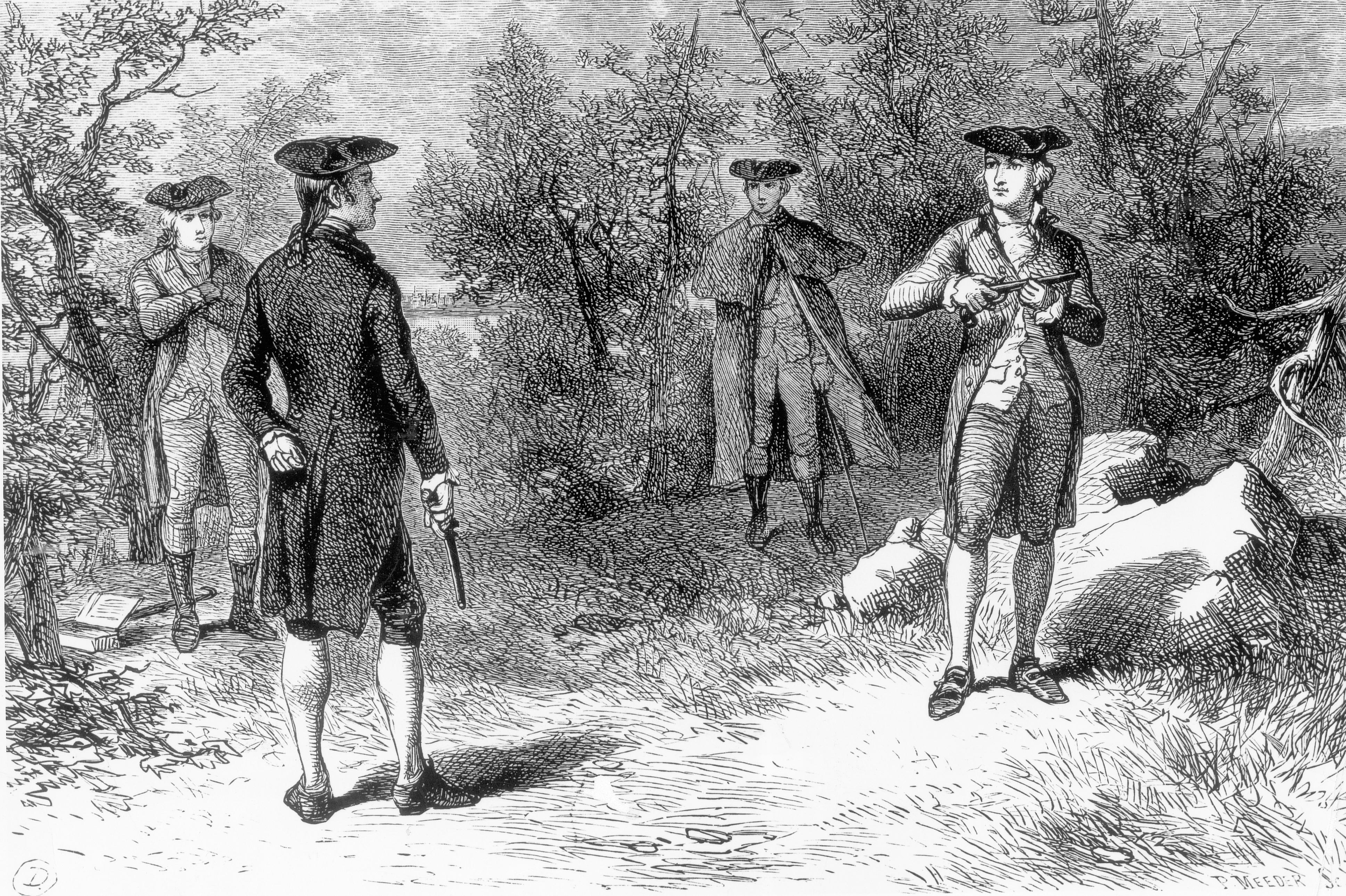 Did aaron burr kill discount alexander hamilton in a duel