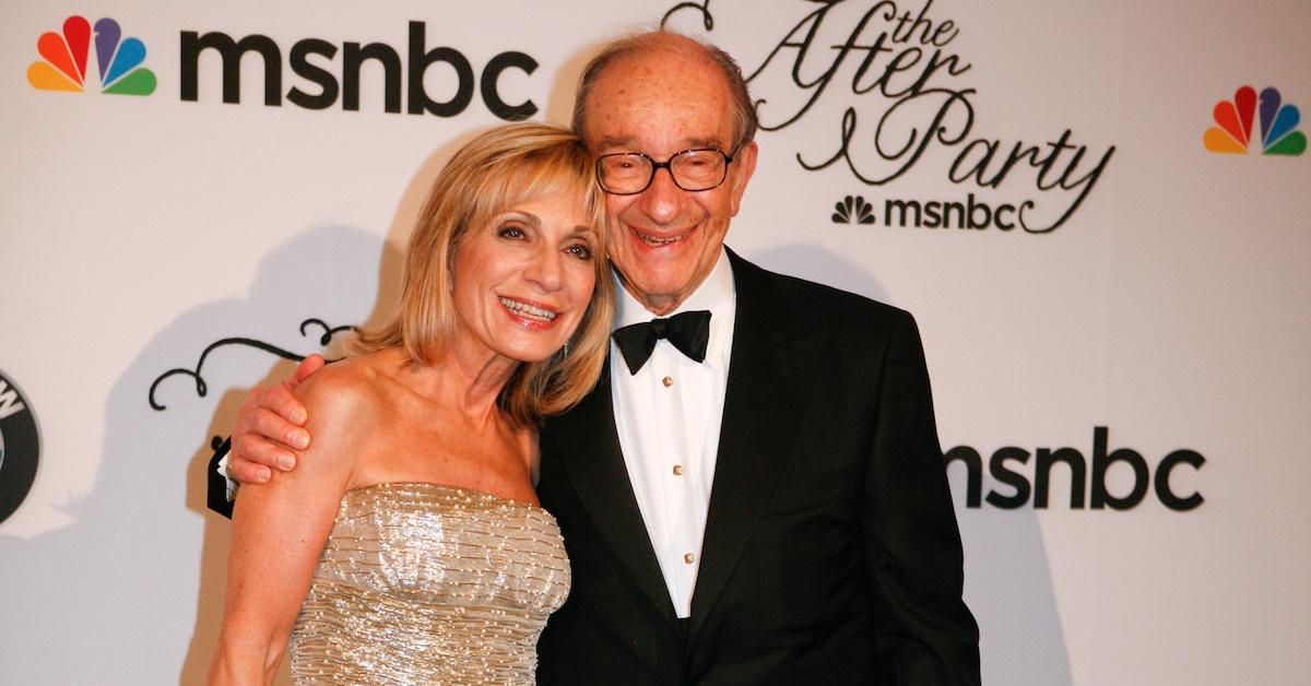 Andrea Mitchell and Alan Greenspan