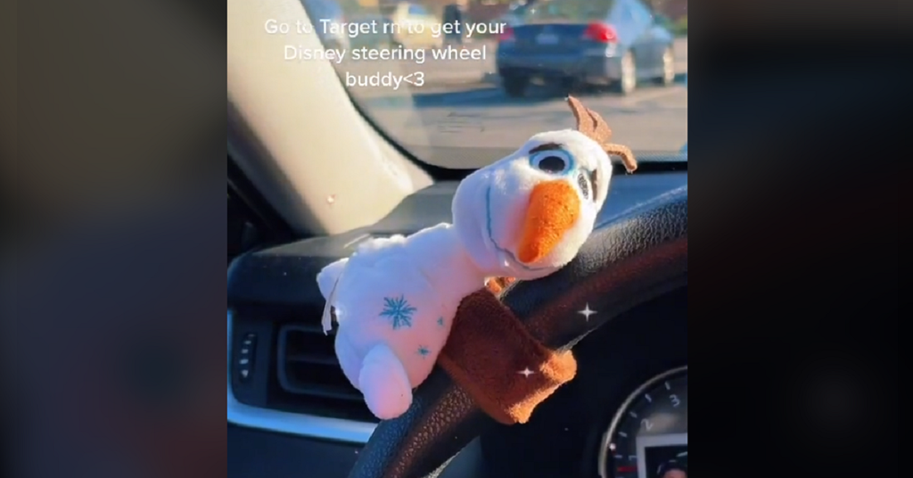 steering wheel buddy plush