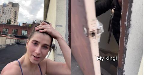 Woman Locked on Roof Orders Uber Eats to Plan Her Escape