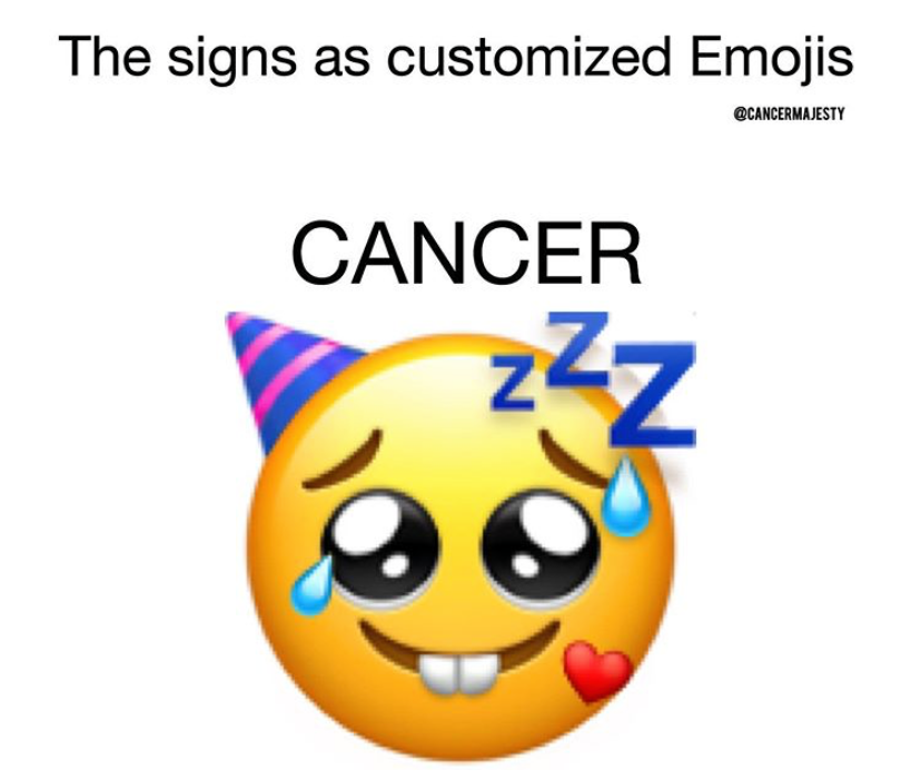 cancer sign emoji meme