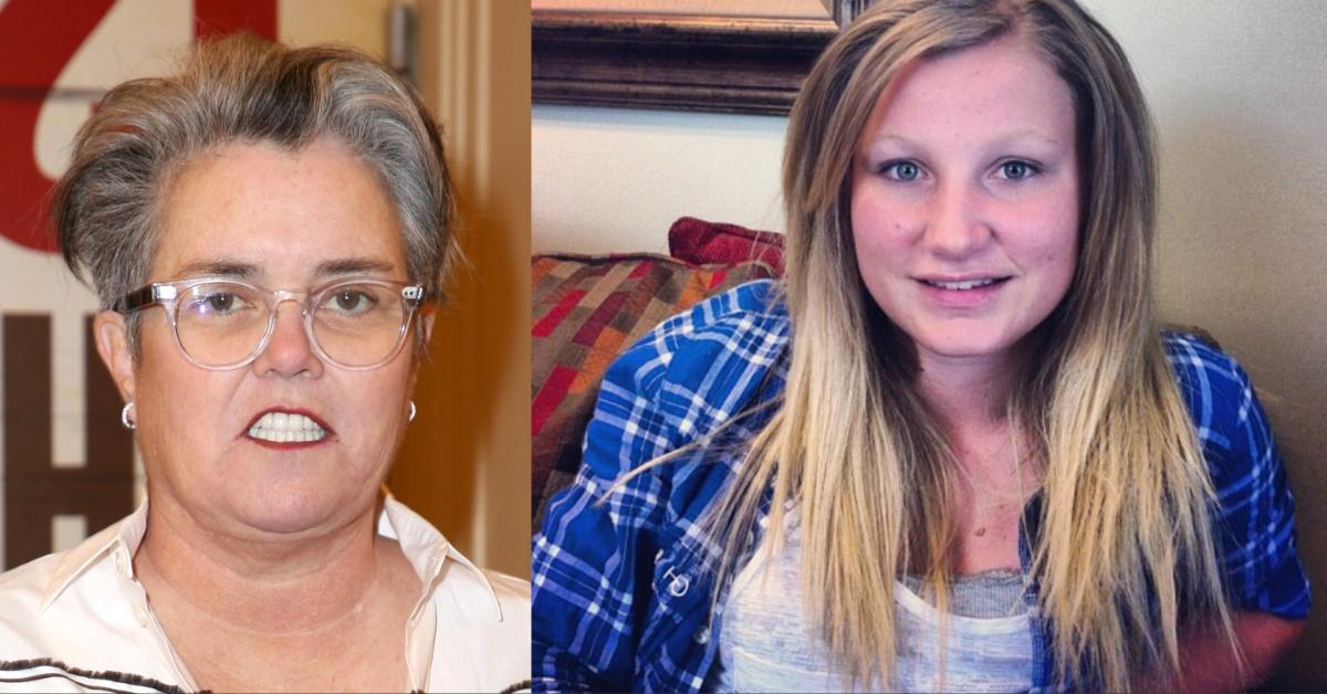 Rosie O'Donnell and her daughter Chelsea in a side by side photo