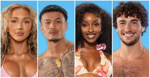 (l-r): Vanna, Zak, Coco, and Elan from 'Love Island USA' Season 7