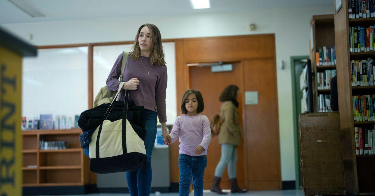 (l-r): Holly Taylor as Angelina and Bianca and Gianna Riccio in 'Manifest' Season 4.