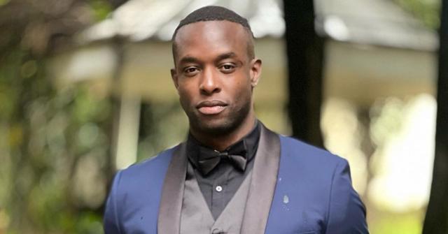 The Bachelorette Season 20 contestant Aaron B. poses for an Instagram photo