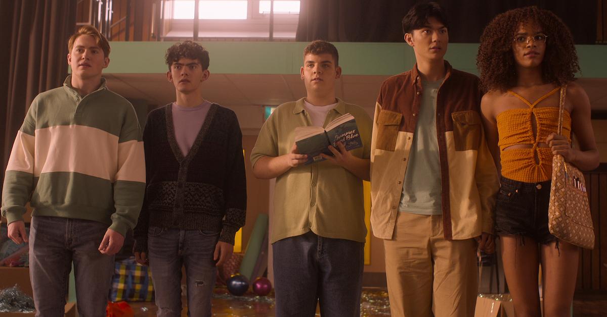 Nick, Charlie, Isaac, Tao, and Elle in 'Heartstopper' Season 2