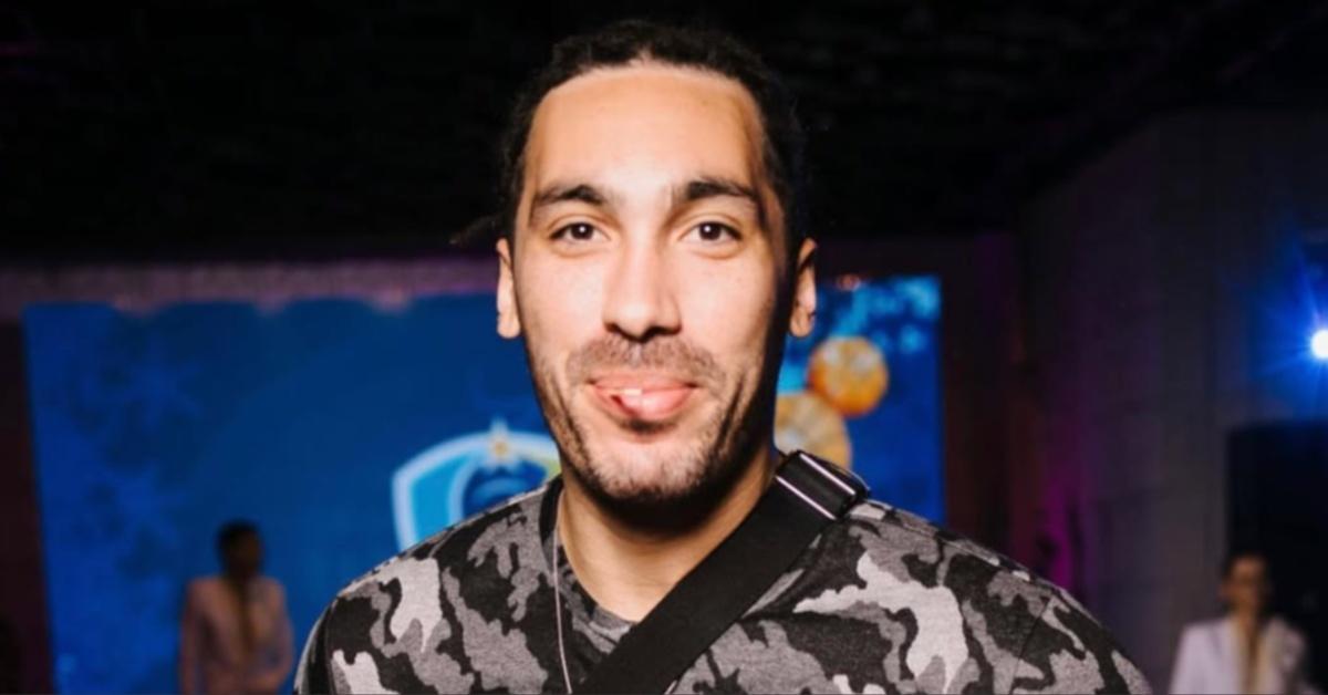 Drew Gordon celebrates on New Year's Eve in 2021.