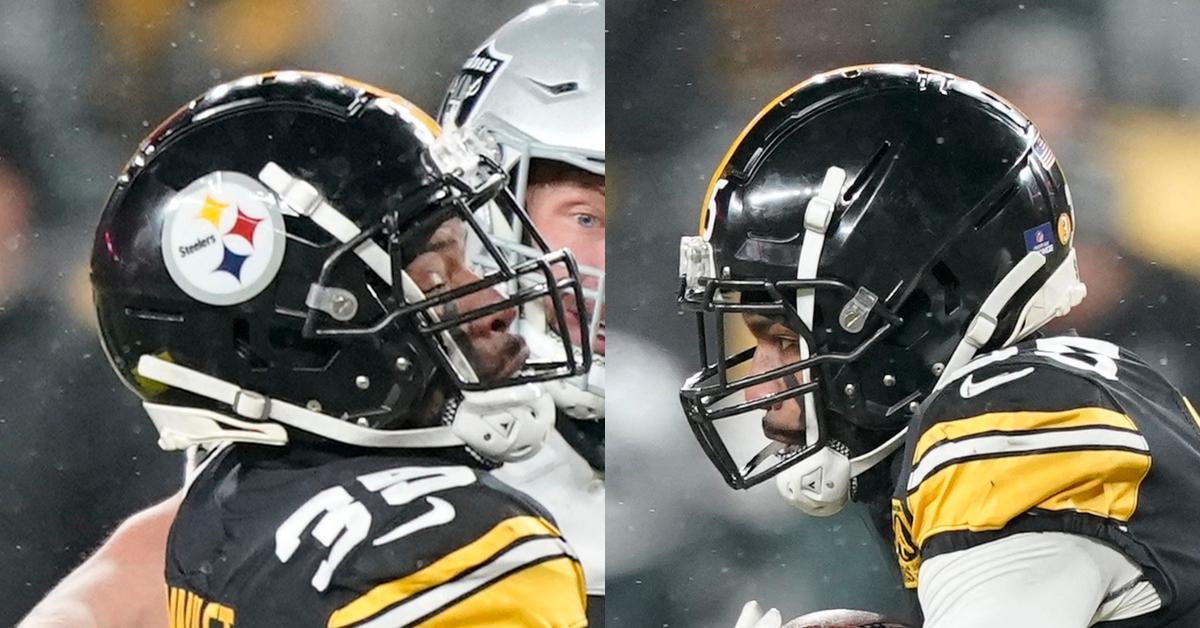 Steelers' helmets