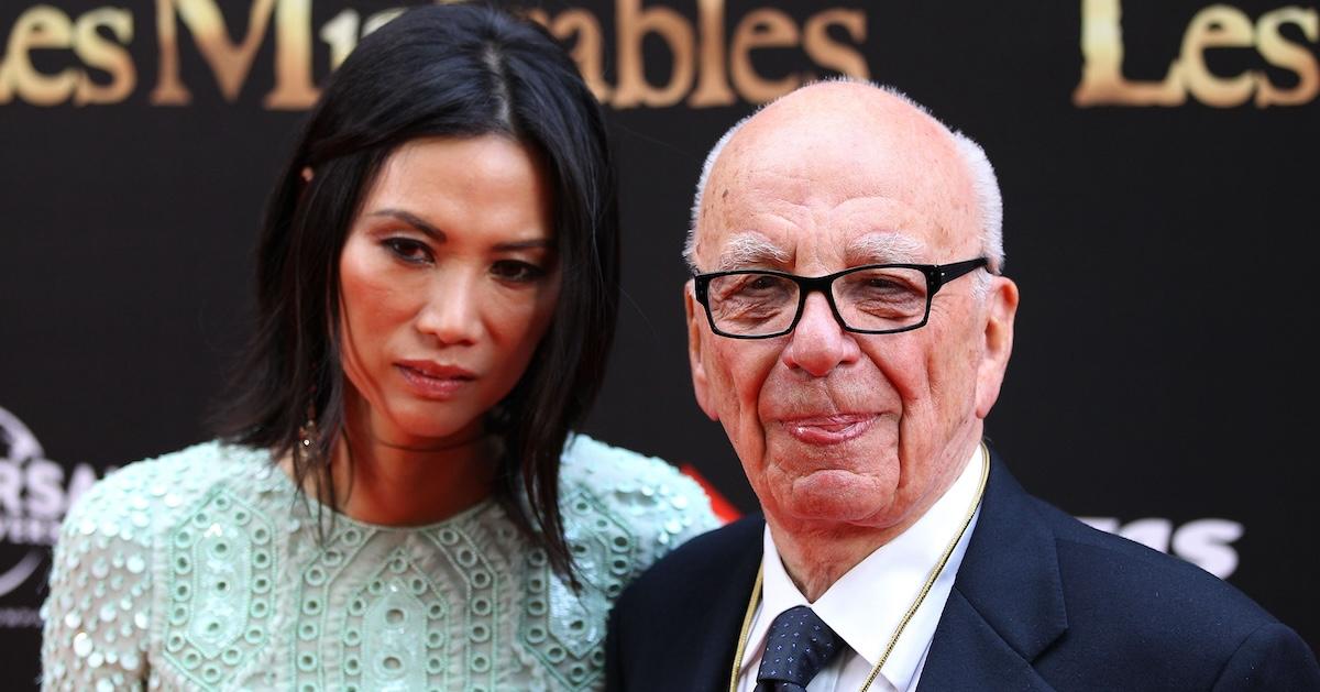 Wendi Deng and Rupert Murdoch at Les Miserables Australian premiere