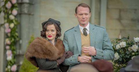 Claire Foy and Paul Bettany in 'A Very British Scandal'