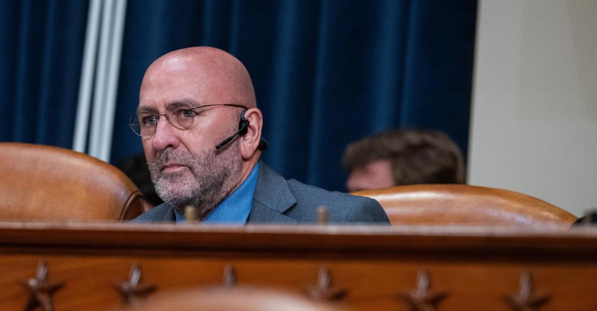 Clay Higgins with earpiece