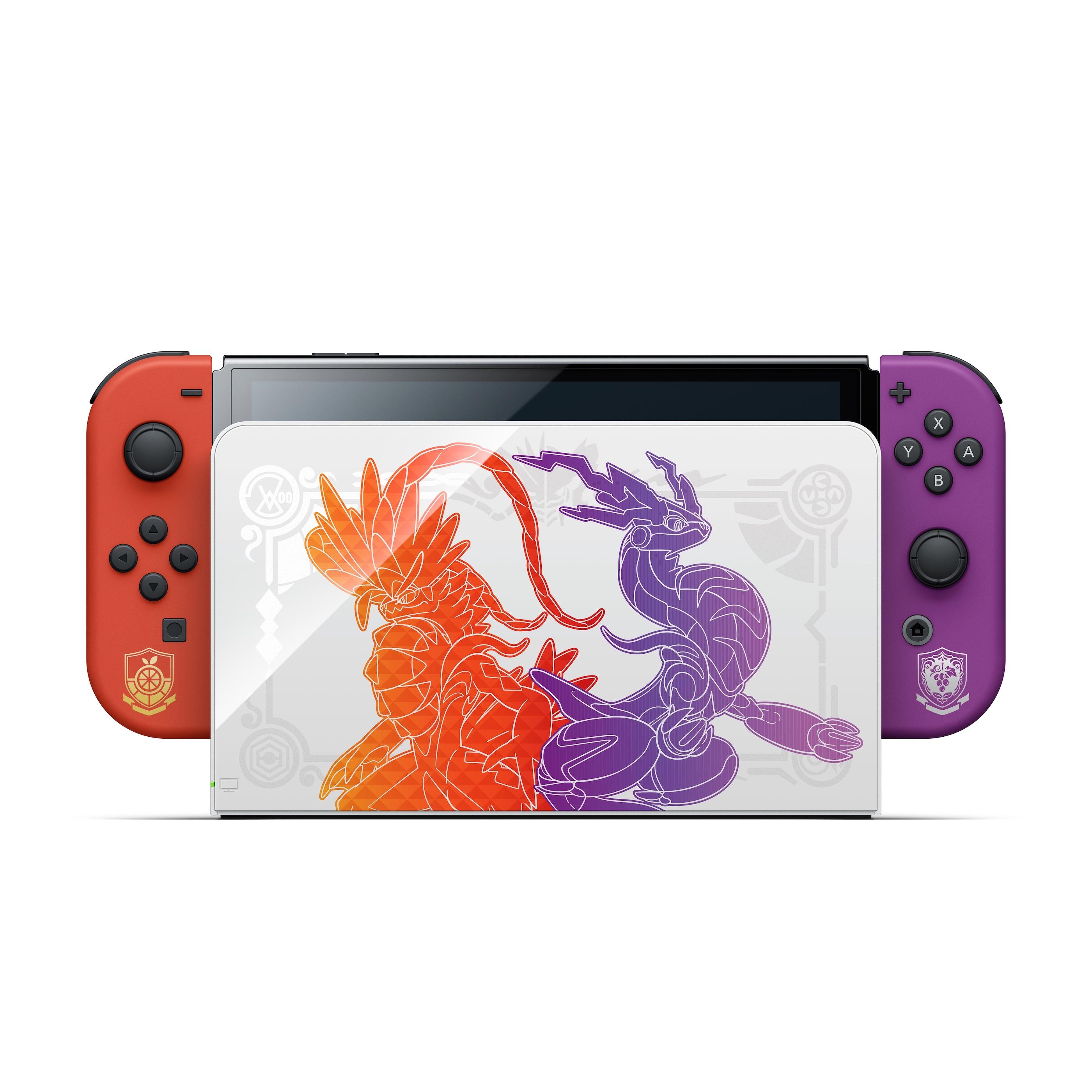 'Pokémon Scarlet' and 'Violet' Nintendo Switch OLED model