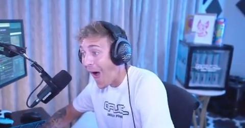 Ninja reacting to a play while streaming