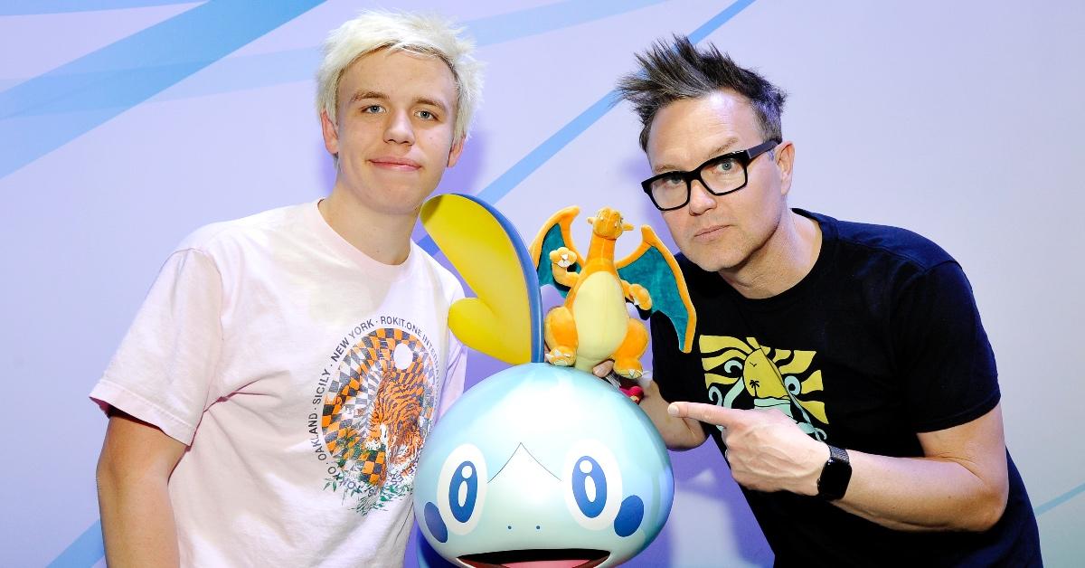 Jack and Mark Hoppus at a Nintendo event.