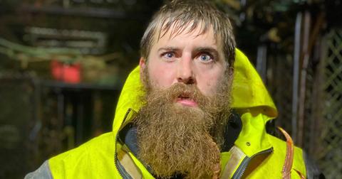Jack Bunnell wearing a yellow raincoat on 'Deadliest Catch'
