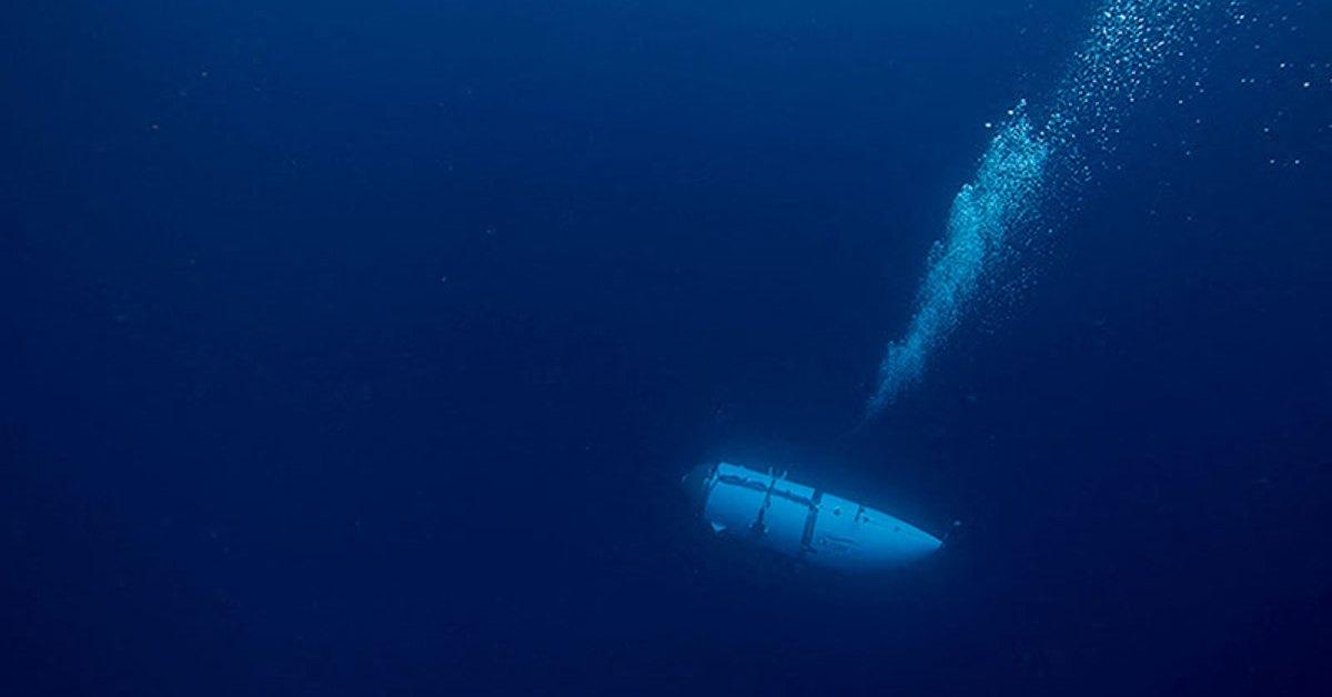 The Titan submersible before it imploded.