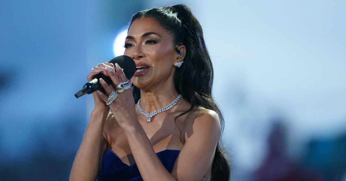 Nicole Scherzinger performs during The Kings Coronation Concert at Windsor Castle in May 2023.